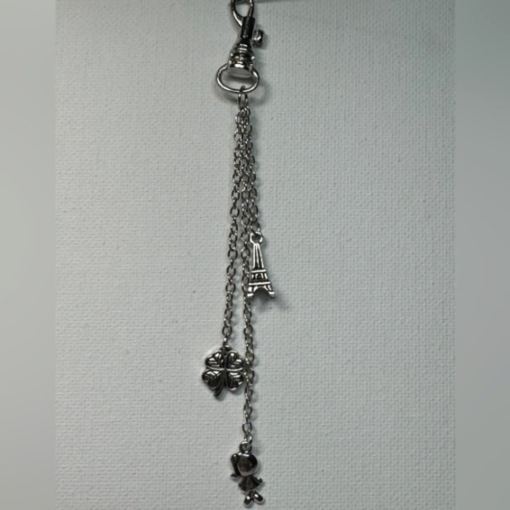 Beautiful Eiffel Tower silver charm